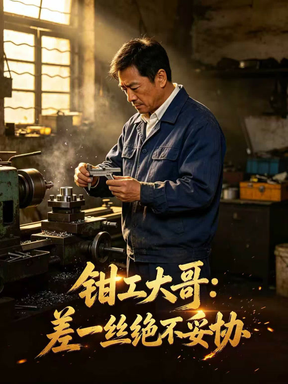钳工大哥：差一丝绝不妥协