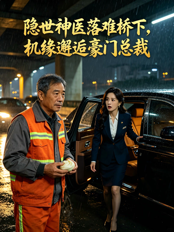 隐世神医落难桥下，机缘邂逅豪门总裁