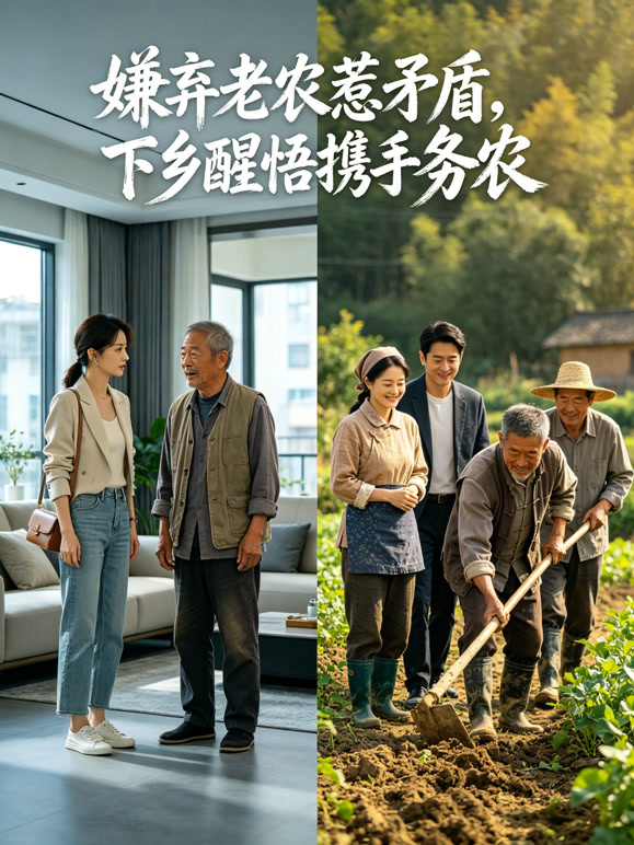 嫌弃老农惹矛盾，下乡醒悟携手务农