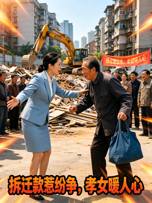 拆迁款惹纷争，孝女暖人心