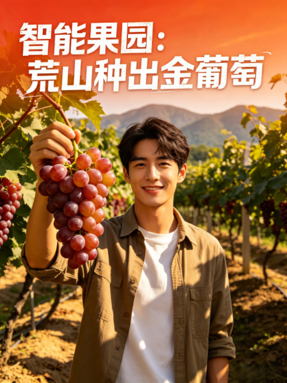 智能果园：荒山种出金葡萄