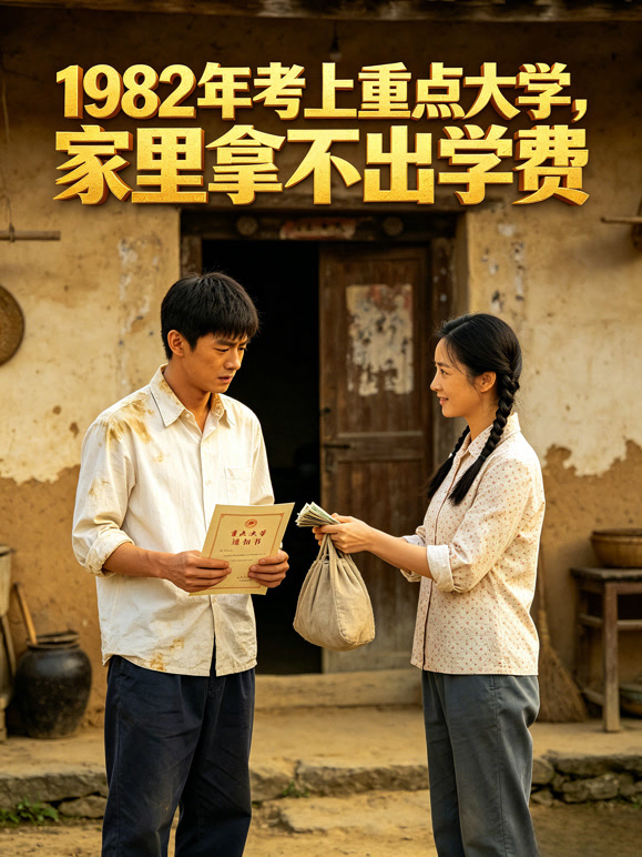 1982 年考上重点大学，家里拿不出学费