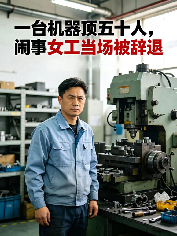 一台机器顶五十人，闹事女工当场被辞退