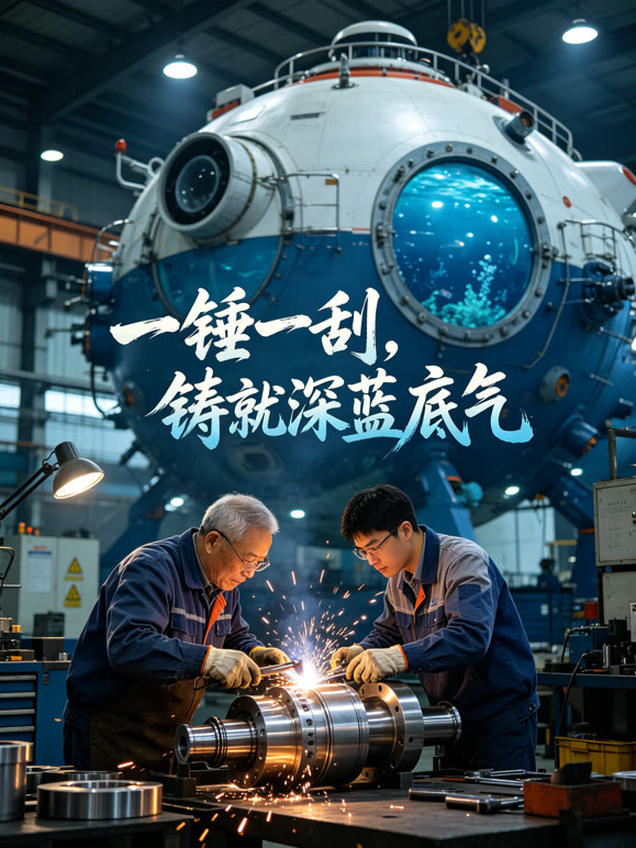 一锤一刮，铸就深蓝底气