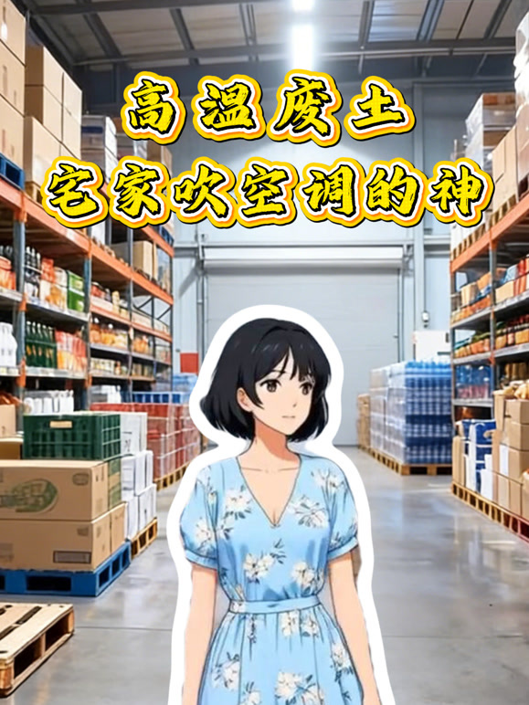 高温废土：宅家吹空调的神 动态漫画