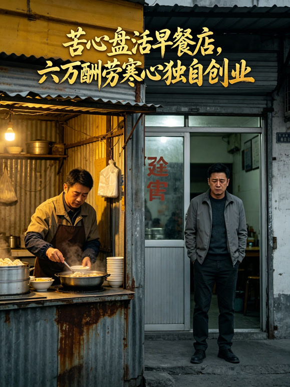苦心盘活早餐店，六万酬劳寒心独自创业