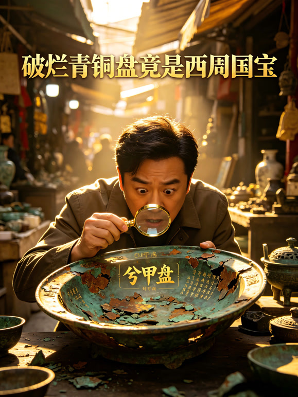 破烂青铜盘竟是西周国宝