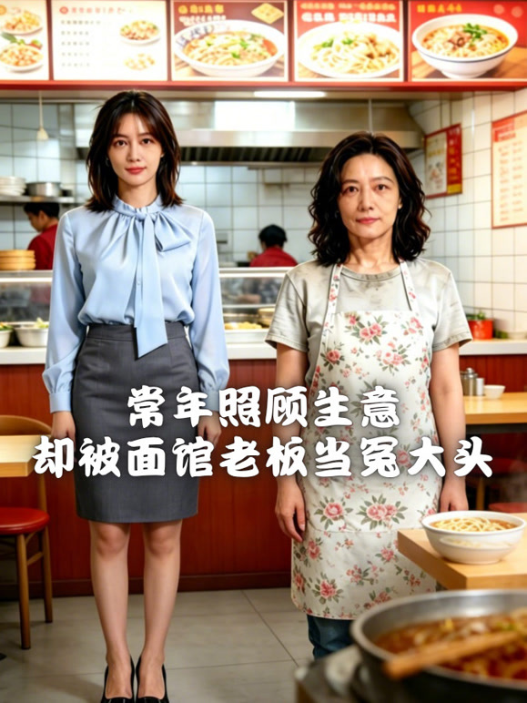 常年照顾生意，却被面馆老板当冤大头